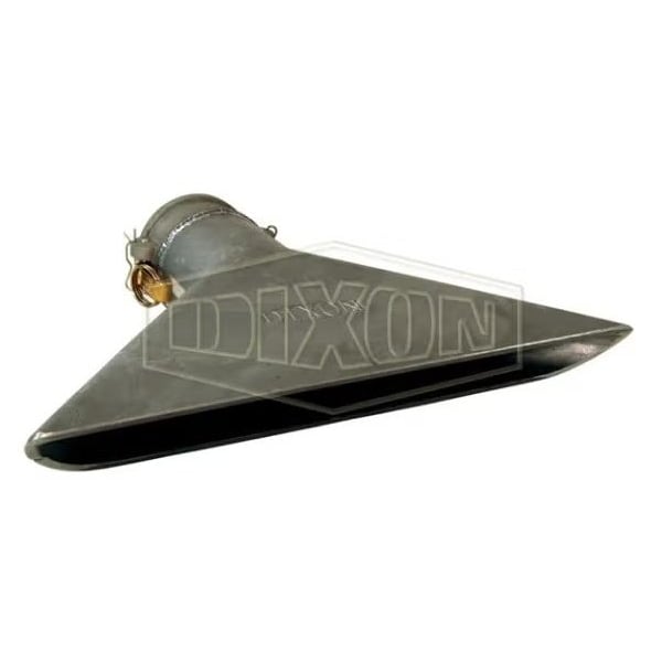 Street Cleaning Nozzle, 3 in Inlet, Aluminum Body