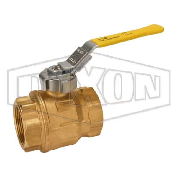 FBLV Imported Ball Valve, 2-1/2 in Nominal, FNPT End Style, Full Port, PTFE Seat/Seal/Thrust Washer