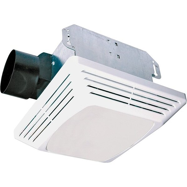 Air King ASLC50 Exhaust Fan, 50 cfm, CFL, Fluorescent Lamp, 1.6 A, White