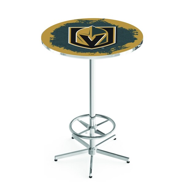42" Chrome Vegas Golden Knights Pub Table