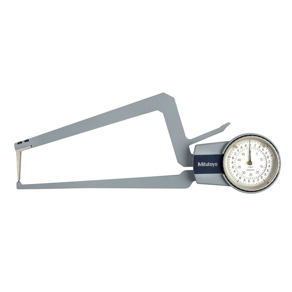 Caliper Gage, Dial, - Grad 0-50mm/0.0