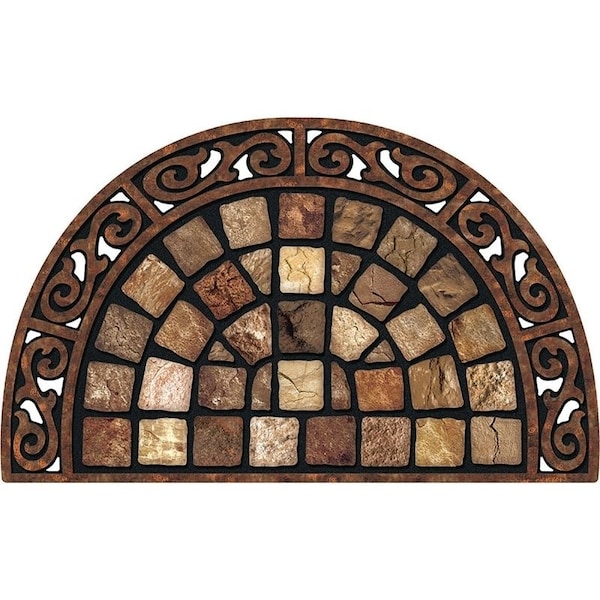 APACHE MILLS Masterpiece AP711-4016K Door Mat, 36 in L, 22 in W