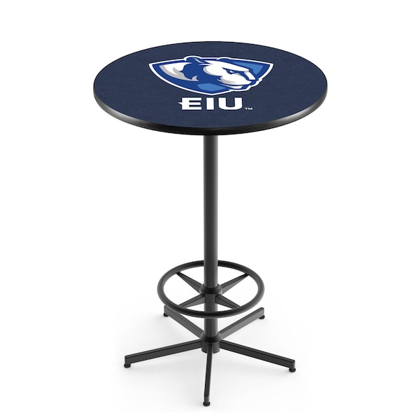 42" Black Eastern Illinois Pub Table