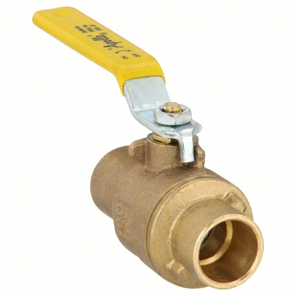3/4" Sweat Bronze Ball Valve 2-Way