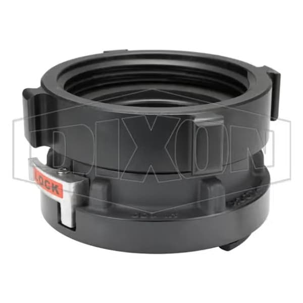 Rocker Lug Female Adapter with Buna-N Gasket, 4 in, Storz x Rigid Female NST NH, 70DegF