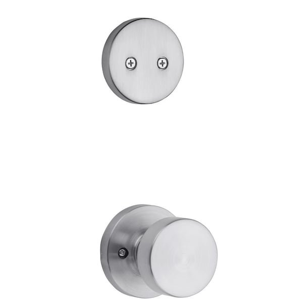Dummy Interior Pismo Knob Trim with Round Rose Satin Chrome Finish