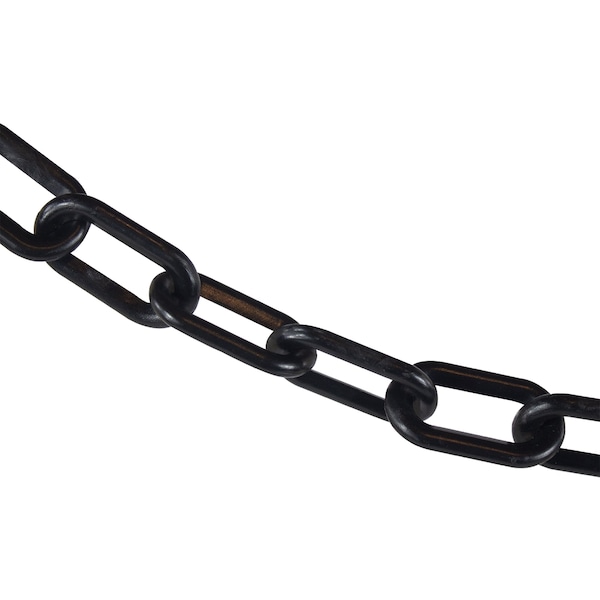 2" x 200' Black Plastic Safety Chain