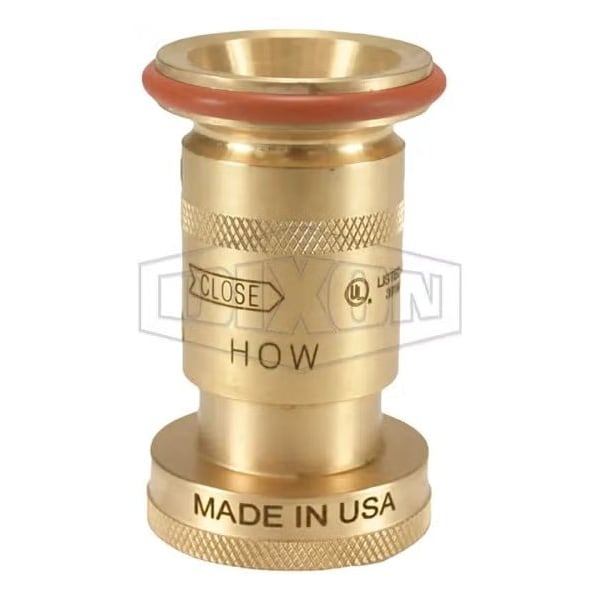 BRASS FIRE NOZZLE ELEC 1 1/2 NST UL
