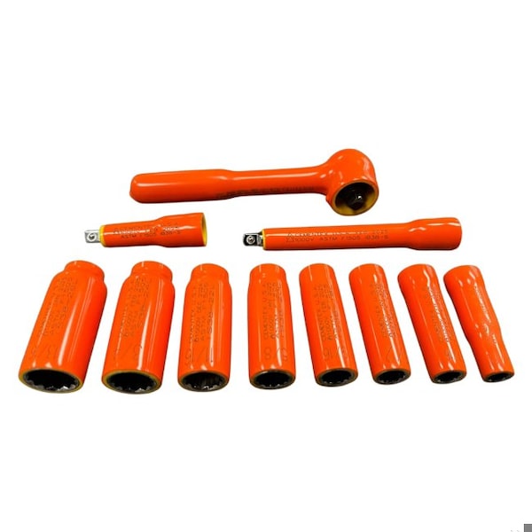 3/8 SqDr 11Pc DW Skt Set