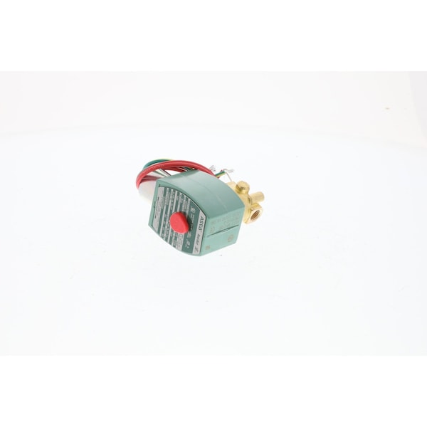 Solenoid Valve, Normally Closed, 1/8 in Pipe Size, 120V AC, Viton