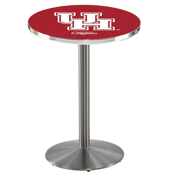 42" Stainless Steel Houston Pub Table, 36" dia. Top