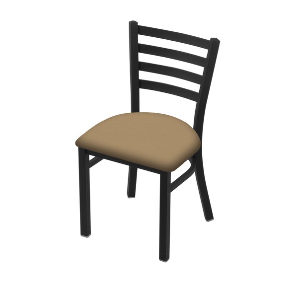 400 Jackie 18" Chair with Black Wrinkle Finish and Canter Sand Seat