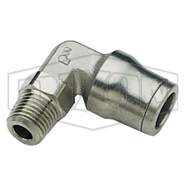 BRASS PUSH-IN MALE ELBOW 1/2 in TUBE OD x
