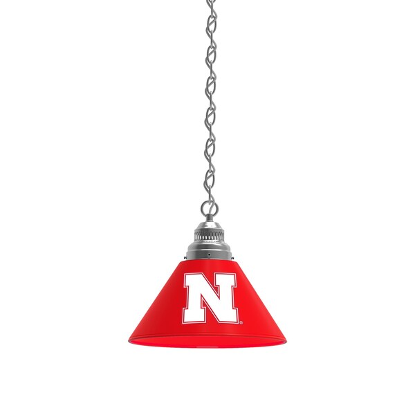 Nebraska Pendant Light, Chrome Fixture