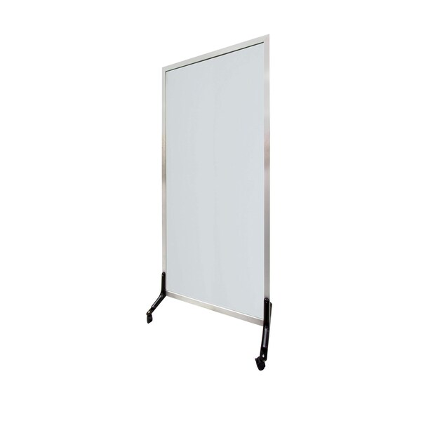 Freestanding Full Glass Markerboard 72"x36"