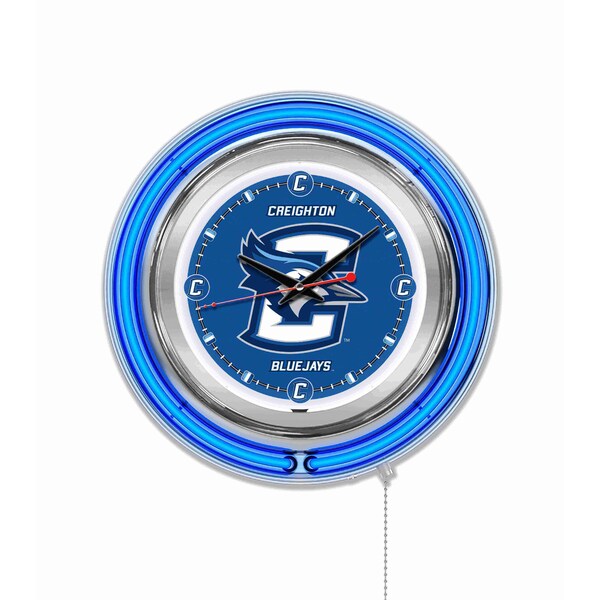 Creighton University Double Neon 15" Clock