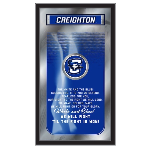 Creighton 26" x 15" Fight Song Mirror