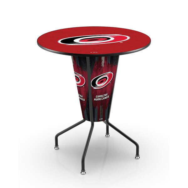 Lighted 42" Black Carolina Hurricanes Pub Table