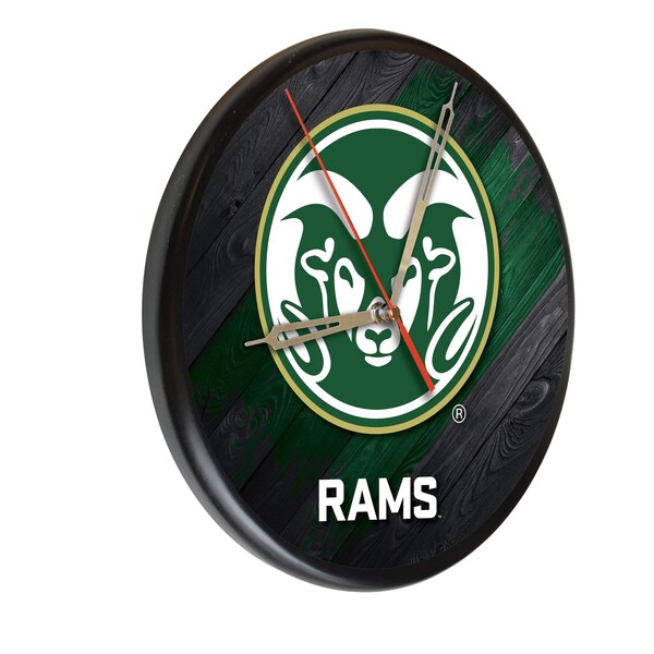 Colorado State University 13" Solid Wood Clock