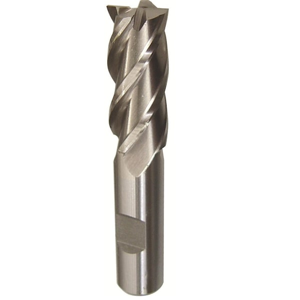 1-1/2"x3/4" HSS 6 Flute Single End End Mill