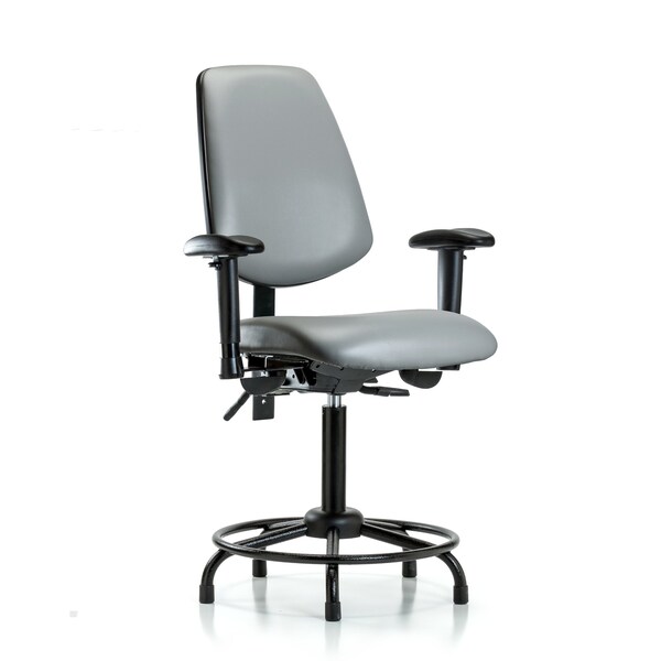 Vinyl Chair, Vinyl, Adjustable Arms