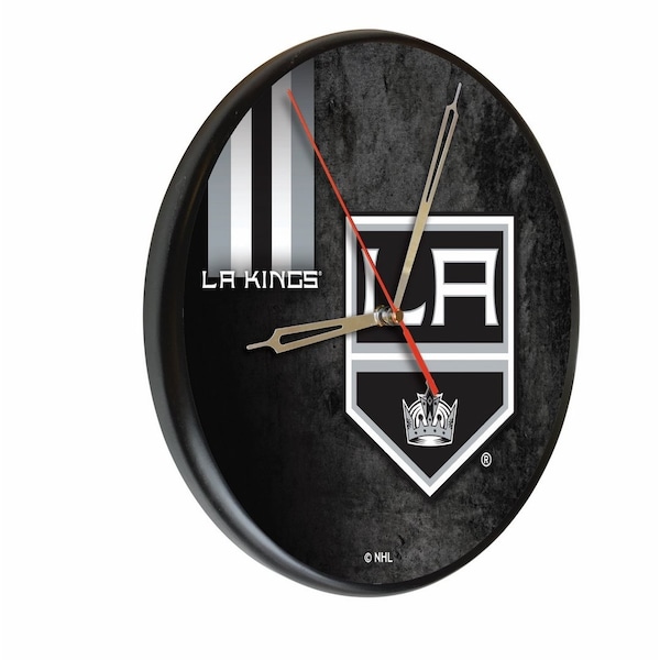 Los Angeles Kings 13" Solid Wood Clock