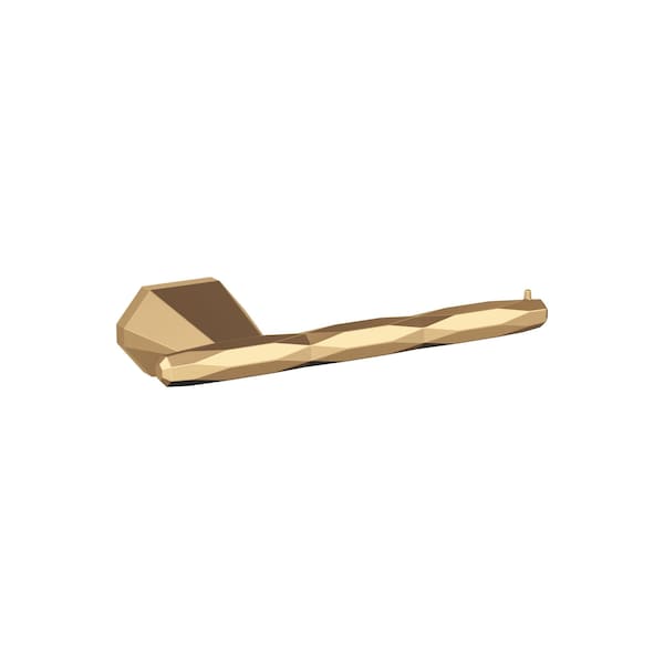 St. Vincent Champagne Bronze Contemporary Single Post Toilet Paper Holder