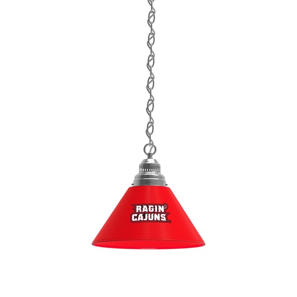 Louisiana-Lafayette Pendant Light, Chrome Fixture
