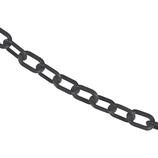 1" x 100' Slate Gray Plastic Safety Chain