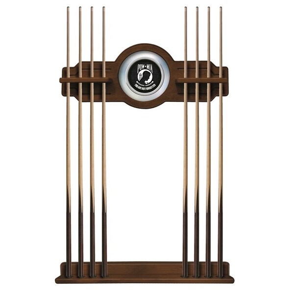 POW/MIA Cue Rack in Chardonnay Finish