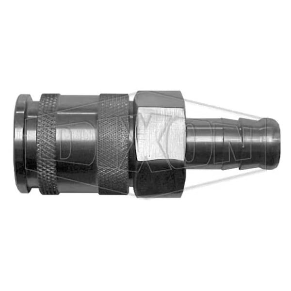 1/4 HIGH-FLOW COUP, 1/4 BARB BRASS