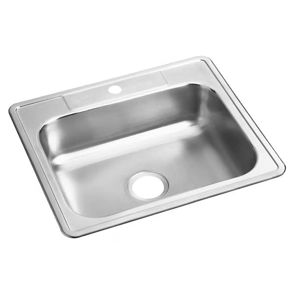 Sink, SS, 25x22x6-9/16", Top
