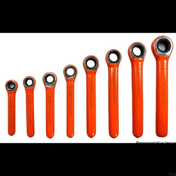 8Pc Metric Gear Box Wrench Set