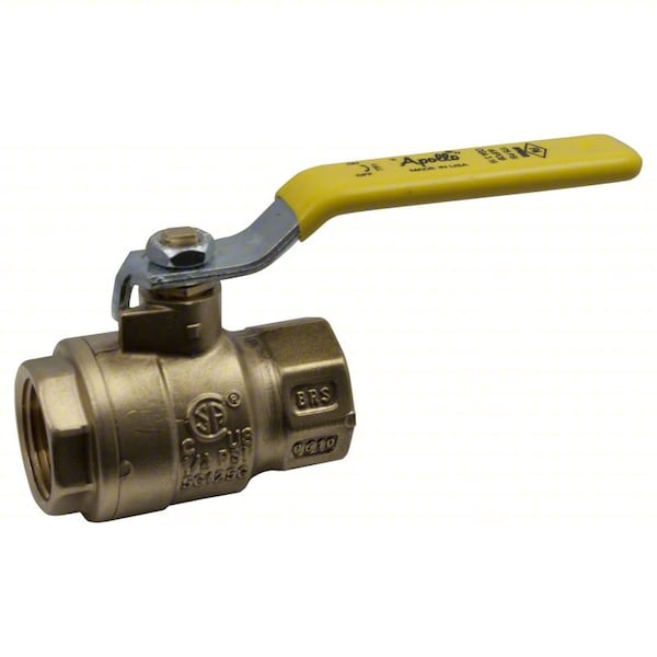 Manual 2-Way Ball Valve, NPT, Brass