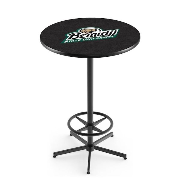 42" Black Bemidji State Pub Table
