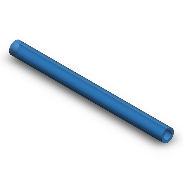 PU Tubing, OD 8mm, ID 5mm, 33m/Roll, Blue