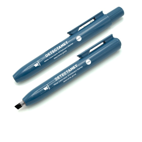 Detectable Dry Erase Marker Set, Round Barrel, PK10
