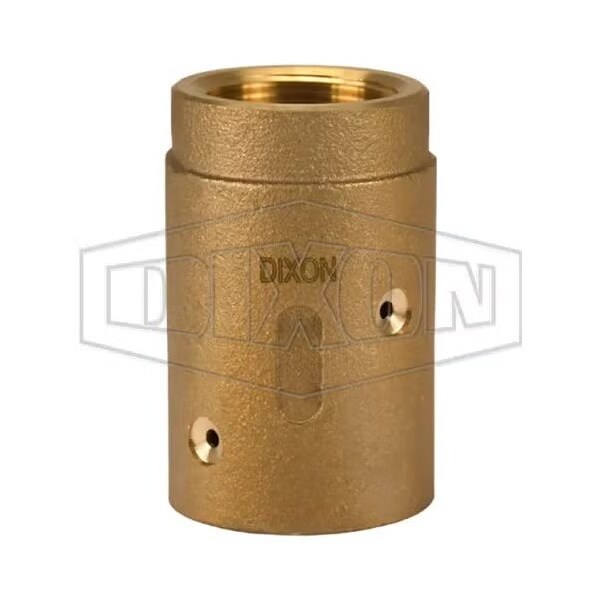 Nozzle Holder with Screws, For Use with Sand Blast Hose, 1-1/4 in NPSM, Brass, Domestic