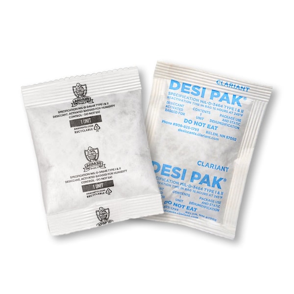 Desiccant, 4in. L, 3in. W, 1 oz., Bag, PK1300