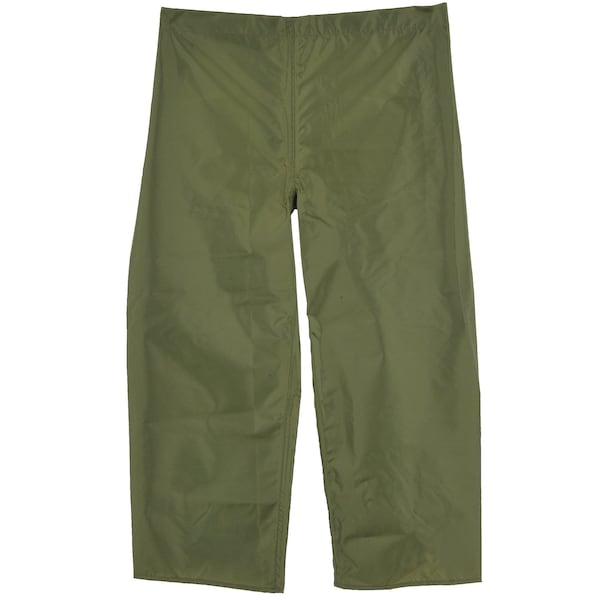 Chainsaw Chaps, Olive Green, Polyurethane/Nylon, 11.4375 Length