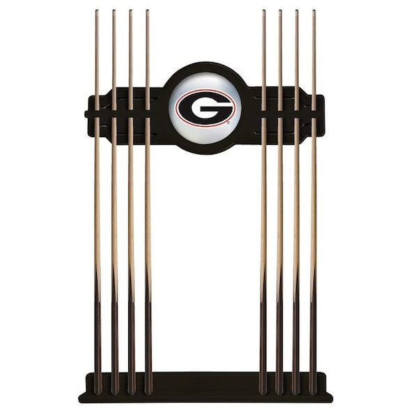 Georgia "G" Cue Rack in Black Finish