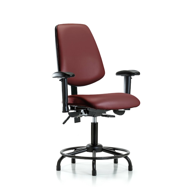 Vinyl Chair, Vinyl, Adjustable Arms