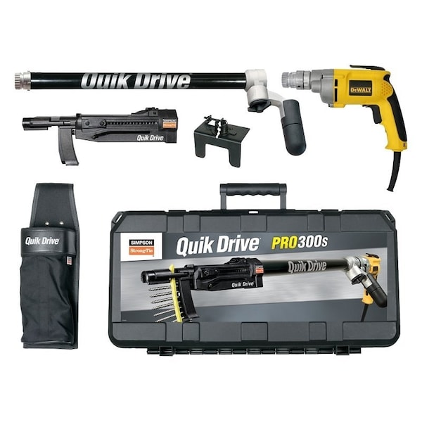 PRO300SD25K Collated Corded Decking System, For Use With DeWalt 2500 rpm Screwdriver Motor, Black
