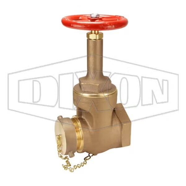 Rising Stem Wedge Disc Gate Valve, 3 x 2-1/2 in Nominal, FNPT x Male NH NST End Style, Hand wheel Ac