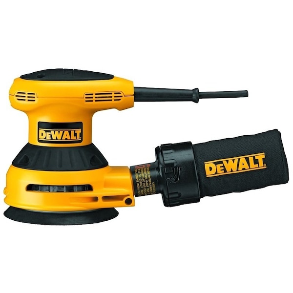 DeWALT DWE6420/D26450 Random Orbit Sander, 120 V, 5 in Pad/Disc, 8 ft L Cord