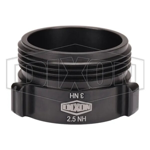 Style N37 Rocker Lug Hydrant Adapter, 2-1/2 x 3 in, Female NST NH x Male NST NH, Aluminum, Hardc