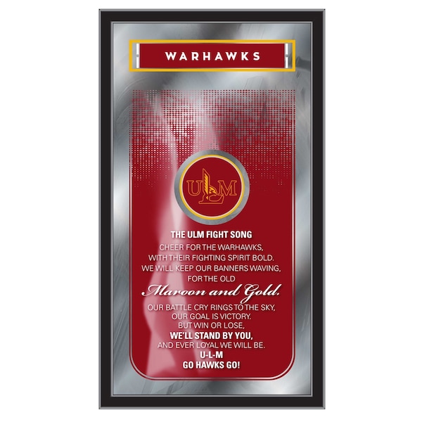 Louisiana-Monroe 26" x 15" Fight Song Mirror