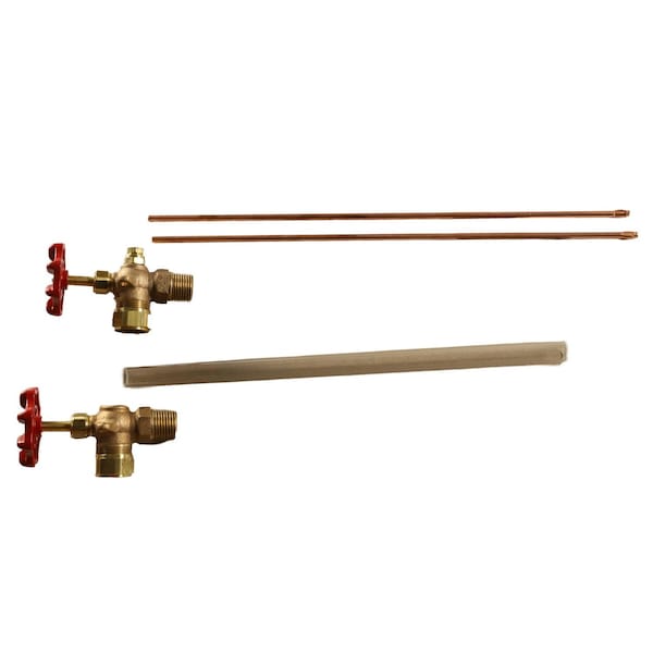 1/2 in. WATER GAGE, ALUM., 12 in. GLASS