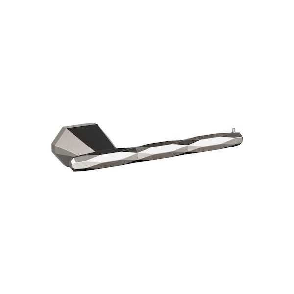 St. Vincent Brushed Nickel Contemporary Single Post Toilet Paper Holder