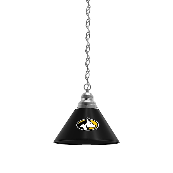 Michigan Tech Pendant Light, Chrome Fixture